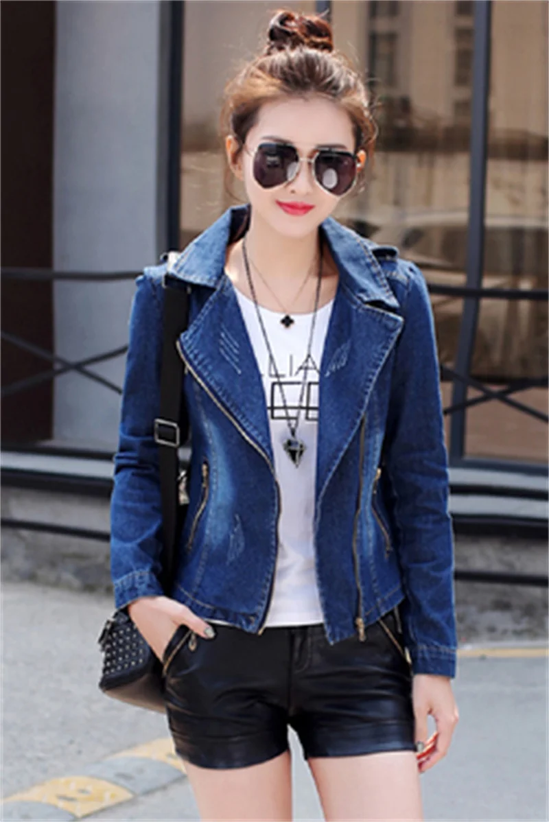 

Spring And Autumn 2023 New Denim Jacket Women's Long-sleeved Western-style Small Suit Slim Cardigan Slim Joker Coat