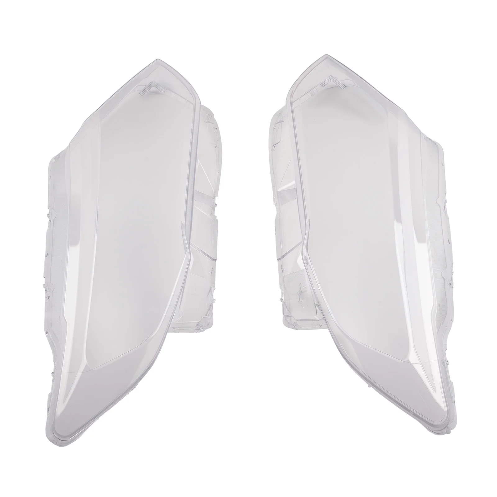 Front Headlamp Lens Cover Pair for Nissan X-Trail 2017-2020 Clear Left Right Headlight Lamp Lens Cover Headlight Lens Shell