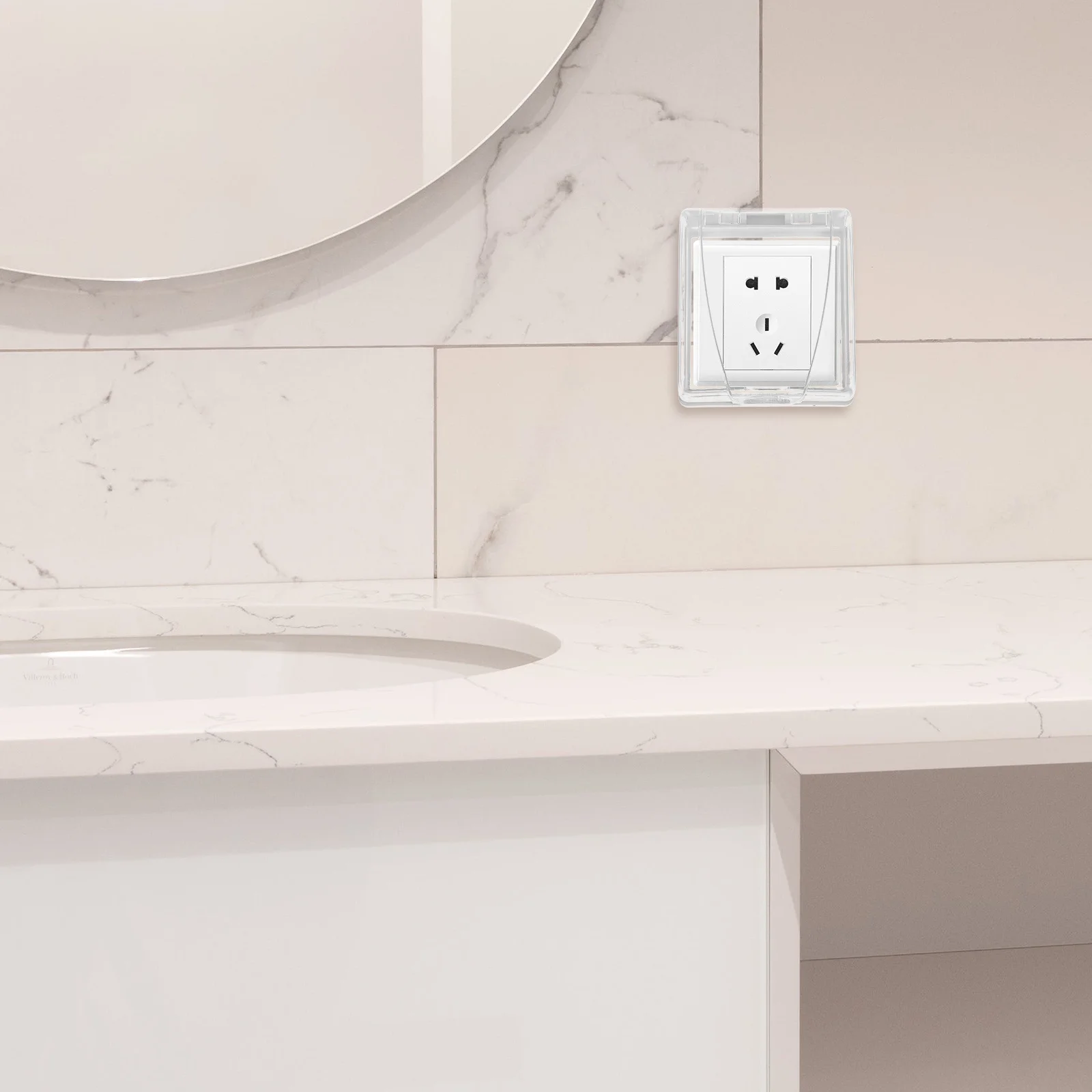 

86 Type Transparent Waterproof Socket Covers Clear Wall Outlet Protector Weatherproof Outdoor Electrical Box Exterior Outlet Box