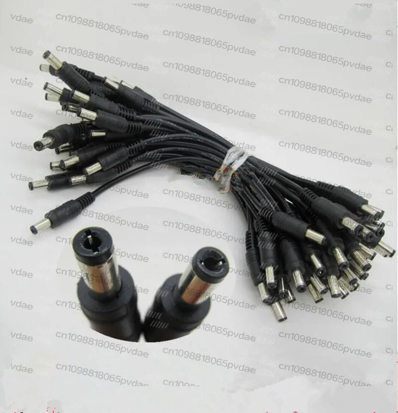 20PCS DC Power Cord Male to Male Extend Cable 5.5 2.1 DC Adapter 20CM for Strip Controller