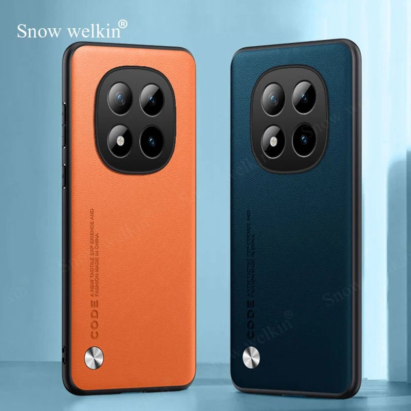 For Poco M8 Pro Luxury PU Leather Shockproof Silicone Case Cover For Xiaomi Poco M8 Pro PocoM8 Pro M8Pro Back Phone Cover