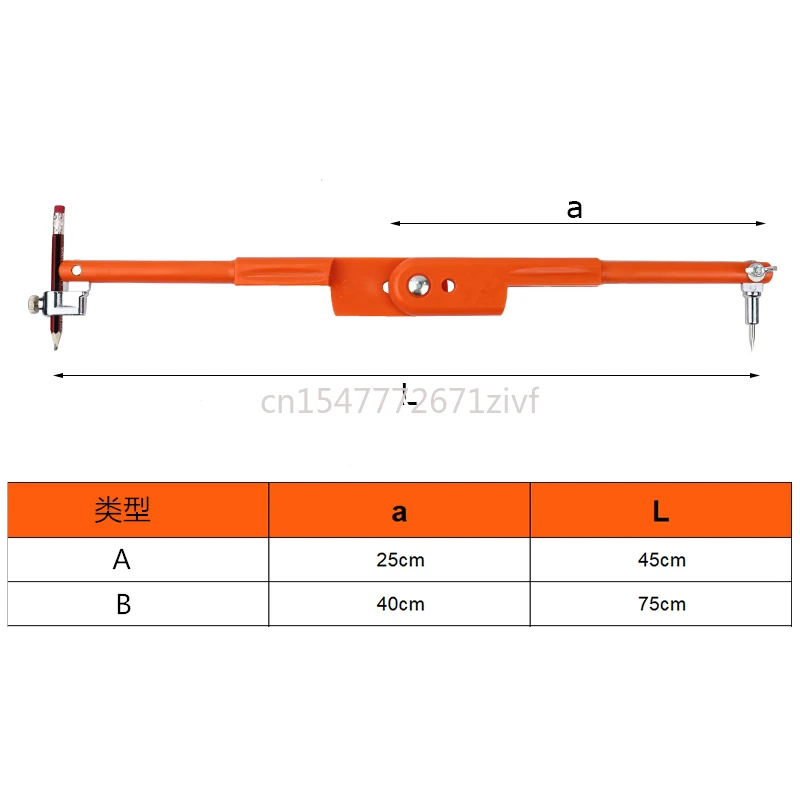 Woodworking Compasses Professional Rounder Industrial Large Metal Marking Gauge Cartography Drawing Tools