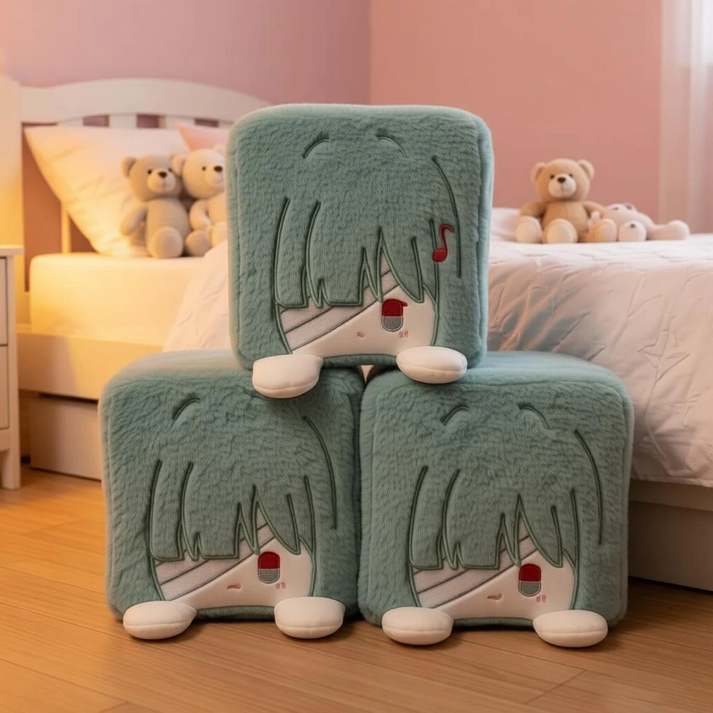 Wuthering Waves Phrolova Square Plush Pillows Game Peripherals Figure Soft Stuffed Doll Room Decoration Collection Birthday Gift