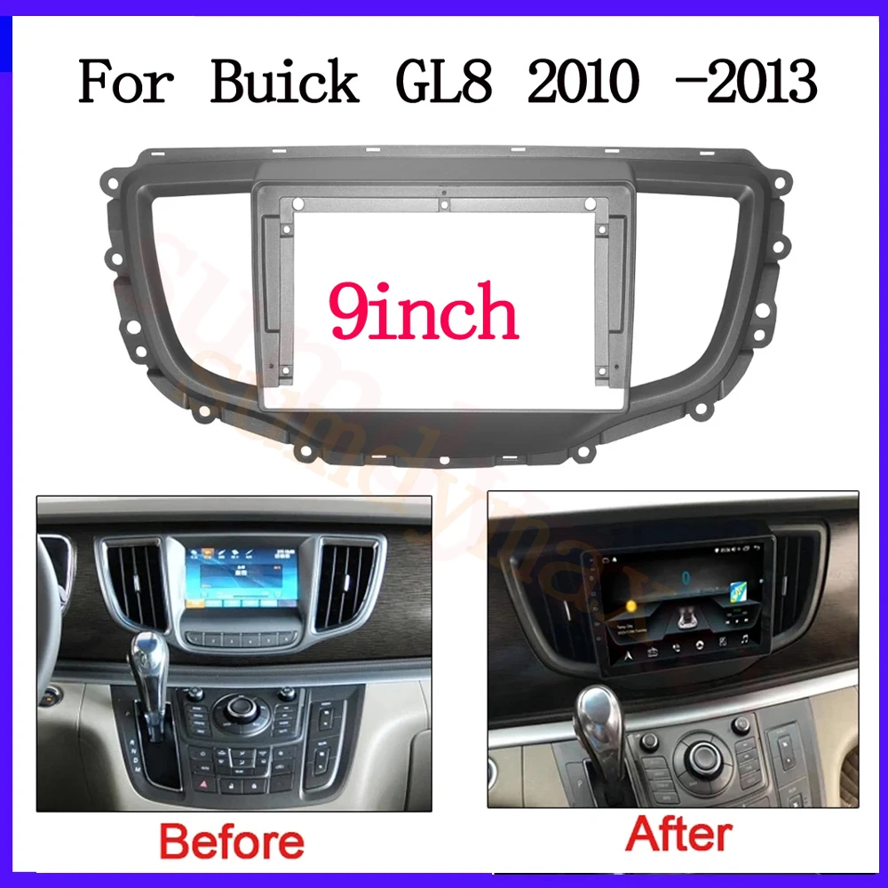 

9 inch 2 Din android Car Radio Fascia Frame for Buick GL8 2010-2013 car panel Dash Mount Kit