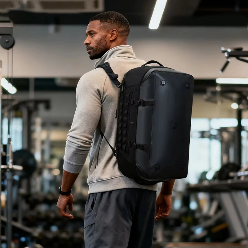 9903 Large capacity waterproof gym sports bag shoe compartment 3 in 1 multi-functional aircraft portable duffel bag