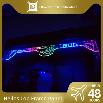 Transparent top RGB panel case for ROG Strix Helios chassis GX601 Acrylic special decoration ARGB lighting ASUS Faith 5V/12V AURA