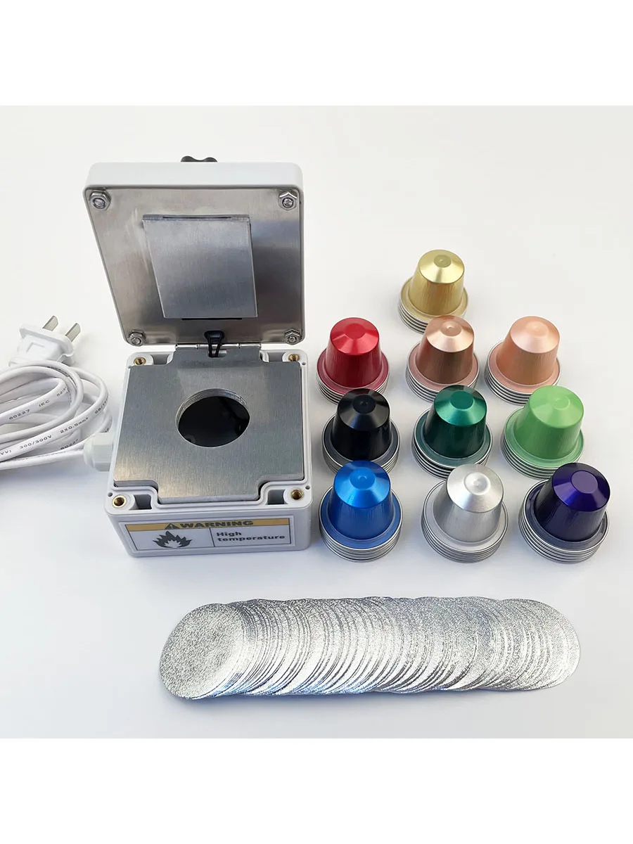 Nespresso Coffee Capsule Aluminum Sealing Machine for DIY,Ideal for Coffee Lovers