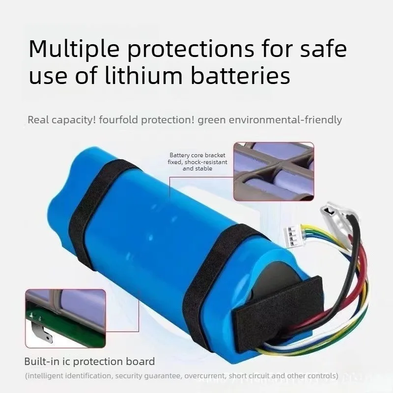 21.6V 4000mAh High-Capacity for Dreame VWV8 HHR24A H12S H11 Floor Cleaners Rechargeable Battery