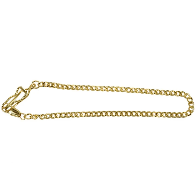 2X Retro Antique Vintage Pocket Watch Chain Gold