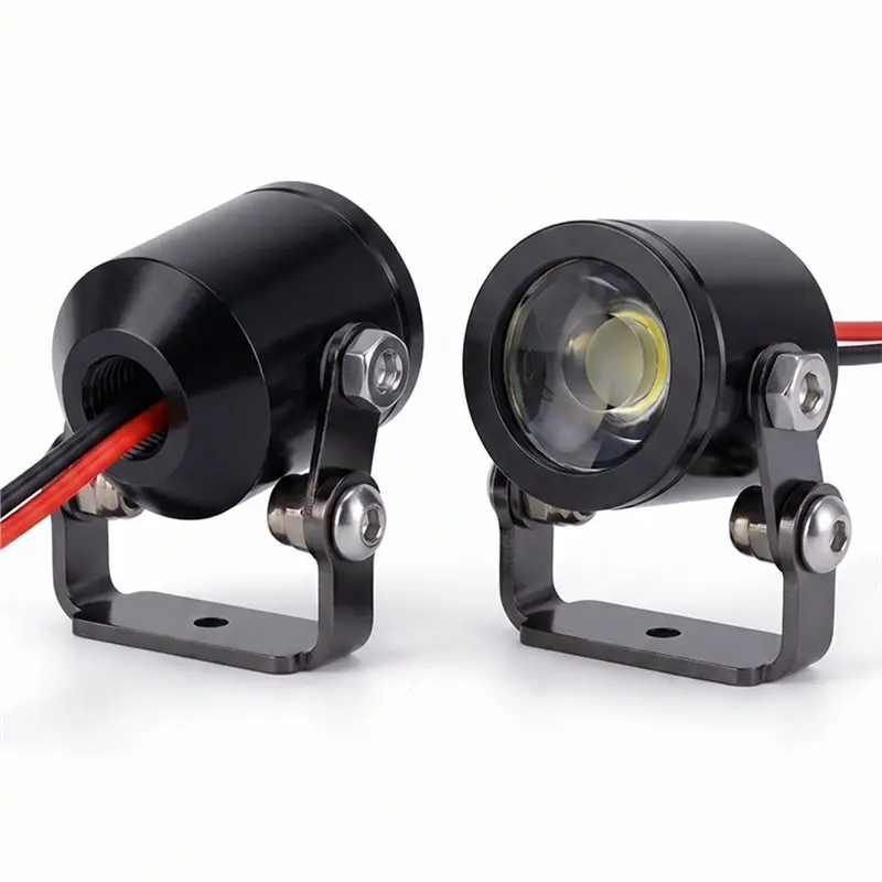 MACH-Aluminum Spotlight Light Rc Car Roof Led Light For 1/10 TRAXA TRX4 TRX6 Axial SCX10 YK RC Crawler Car Truck