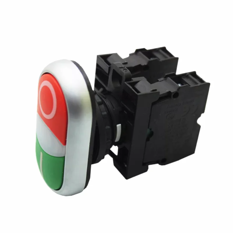 

В наличии Совершенно новый оригинальный ПЛК с двойной кнопкой и двойной головкой M22-DDL-GR-X1/X0