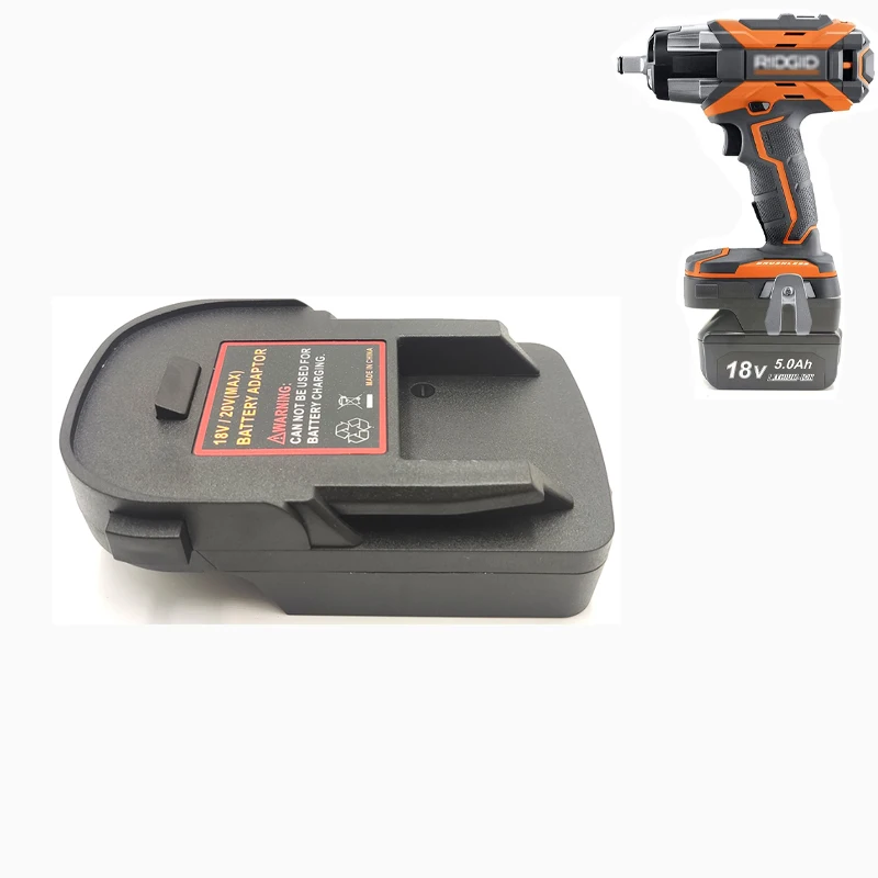 

Адаптер для литий-ионной батареи Makita 18 в, преобразователь для литиевых батарей Ridgid/AEG 18 в, преобразователь инструментов для дрелей