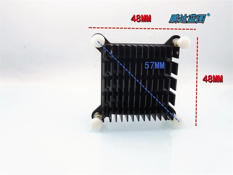 Ventola della scheda grafica 4010 con dissipatore di calore, dissipatore di calore del chip del ponte nord-sud, misurazione della velocità 12V, 57MM, passo del foro 40MM, quattro pi