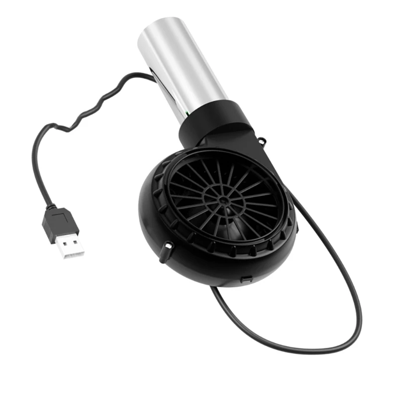 Вентилятор для барбекю USB 5V 2A Огненный сильфонный инструмент облегченный 2650 об/мин для приготовления пищи на открытом