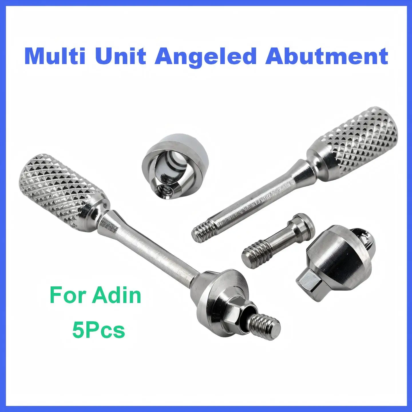 High Precision Dental Multi Unit Angled Abutment Set 17 30 Degree Compatible with Adin Implant System Components