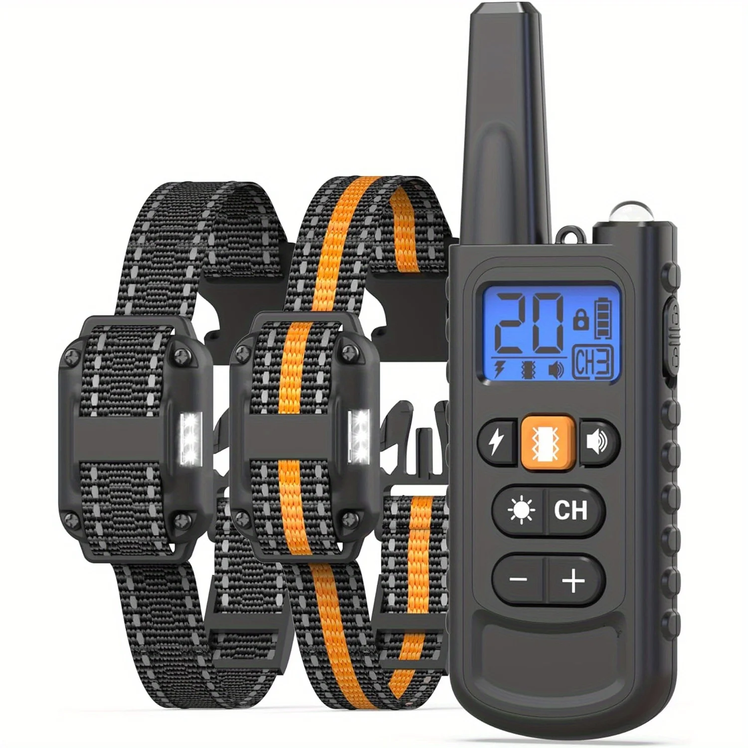 

Revolutionary Dog Shock Collar - 3300ft Range Training Collar with Remote for 5-120lbs Dogs, 3 Modes: Beep, Vibration & Safe Shock