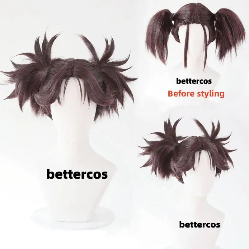 

Choso Cosplay Wig Anime Season 2 Chousou Long Dark Brown Cosplay Wig Heat Resistant Synthetic Hair Role Play Wigs + Wig Cap