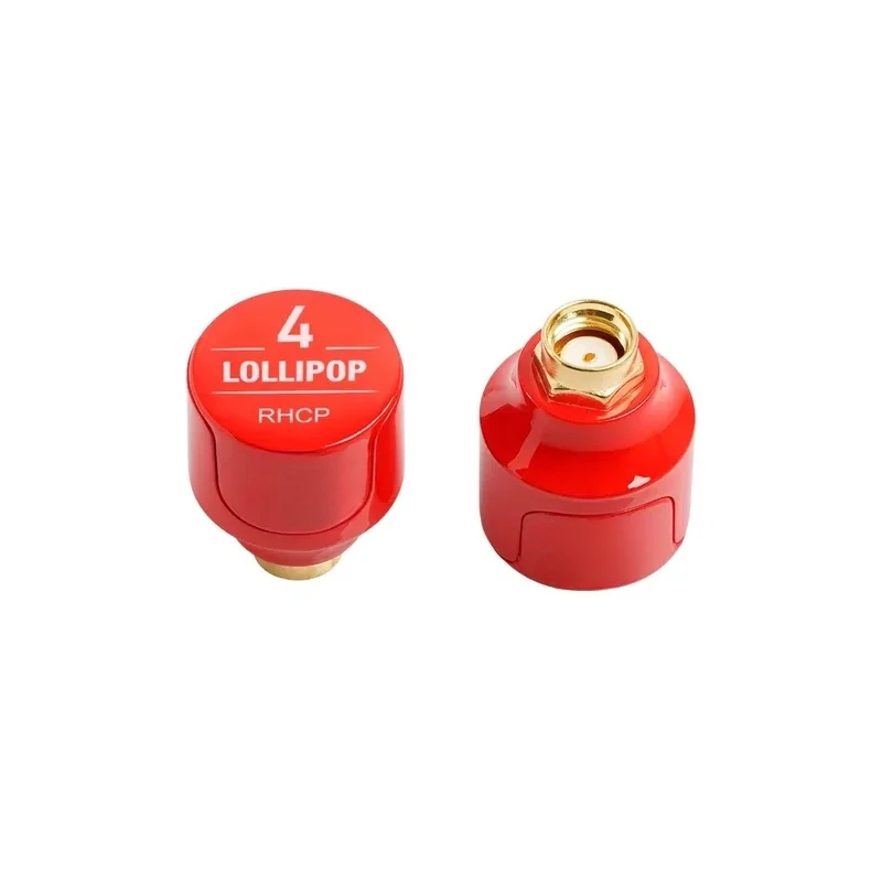 Lollipop 4 V4 Stubby 2PCS 2.6DBi 5.8G LHCP RHCP RP-SMA Micro Fungo Ricevitore Antenna Per FPV RC Drone