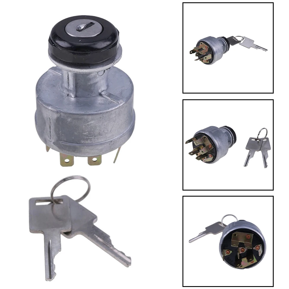 Replacement Tractor Ignition Switch AR58126 for 1020 1120 1520 1030 1130 1530 1630 1641F Maintains Original Keyhole Size