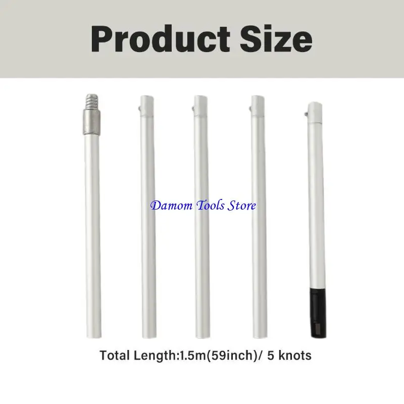 

57be Многоцелевой 5pcs Paint Roller Extension Set Multifunction Paint Roller Extension Oles завершает набор инструментов для 1,5