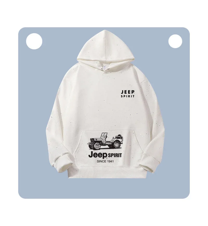 2026 Summer New JEEP Sky & Star Cotton Hoodie, High-Quality Loose Casual Versatile Top — купить у AliExpress WW