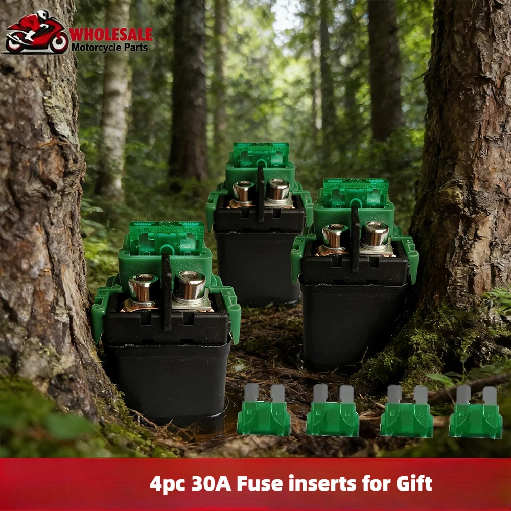 

1pc/2pc/4pc Motorcycle Parts Starter Solenoid Relay for Honda CH250 ELITE CMX250 Rebel CRF250X CX500 CH CMX CRF 250