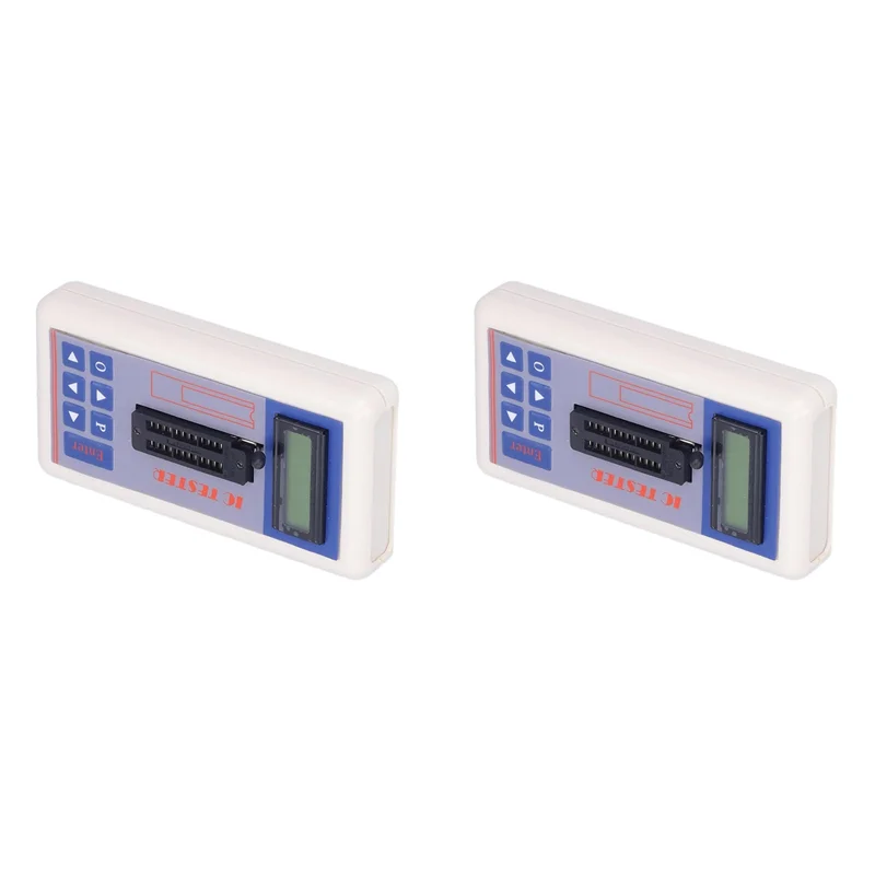 

2X Integrated Circuit Tester, IC Transistor Capacitor Tester, Diode Checker Detector, With 5V 3.3V AUTO Mode,B SALES