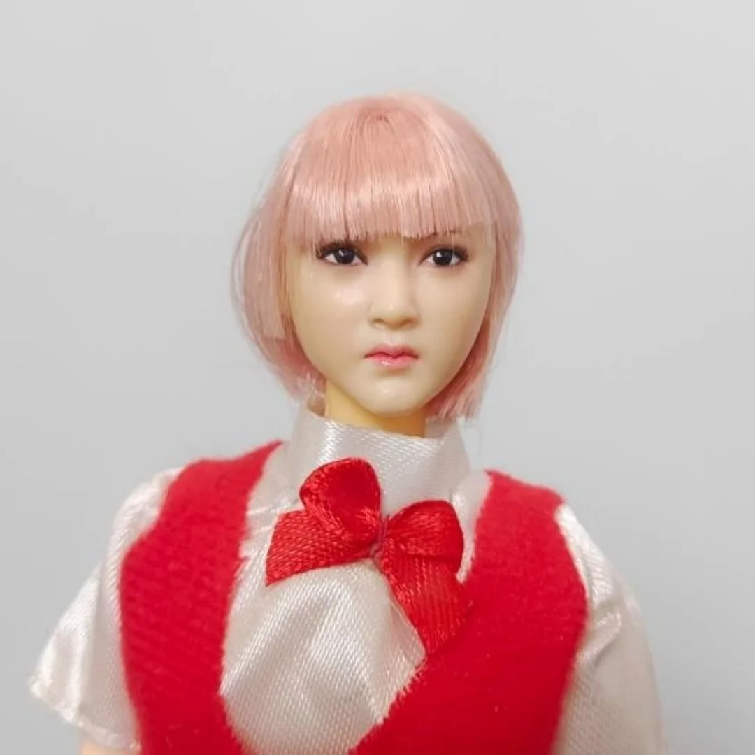 

1/6 Girl Express милая девушка розовая женская голова скульптура выражение для PH 12-дюймовая фигурка модель игрушки