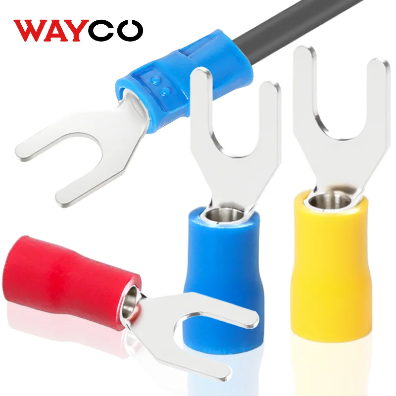 50PCS Fork Crimp Te… - image