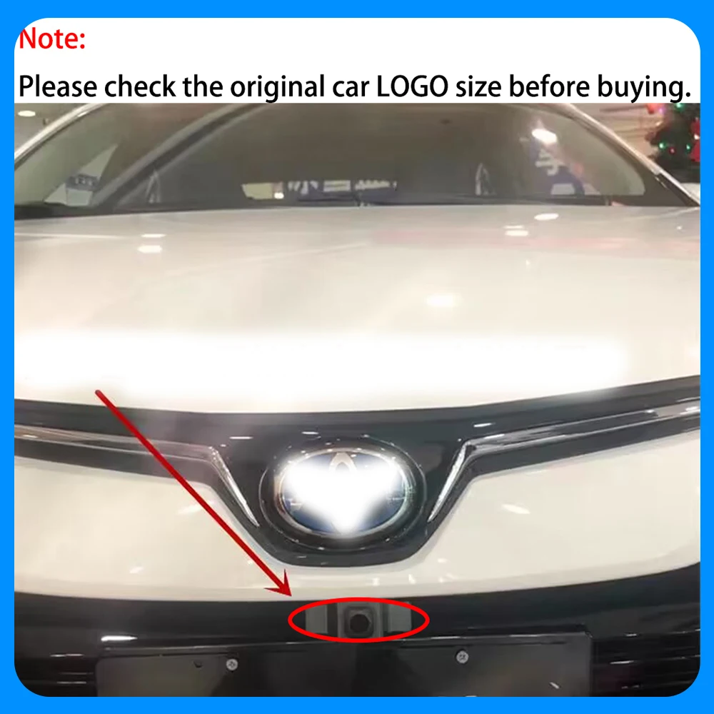 ZhuCamX 1080p Ultra Clear Night Vision LOGO Parking Front View Camera For Toyota Corolla Hybrid E210 2018 2019 2020 2021 2022