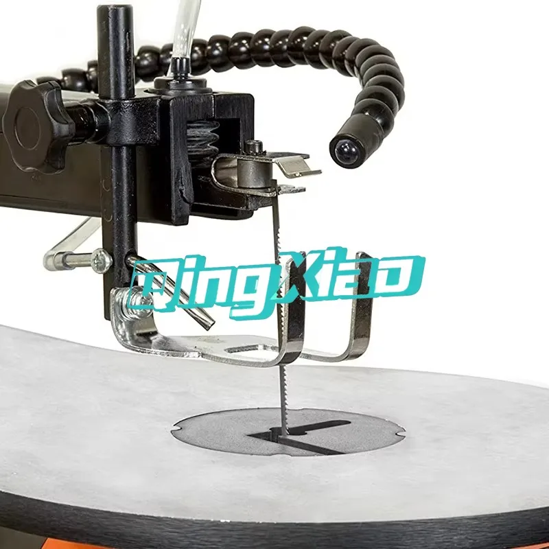 Woodworking Variable Speed Scroll Saw Inches DIY Style Optional LED Light Design High Precision Various Woodworking Applications