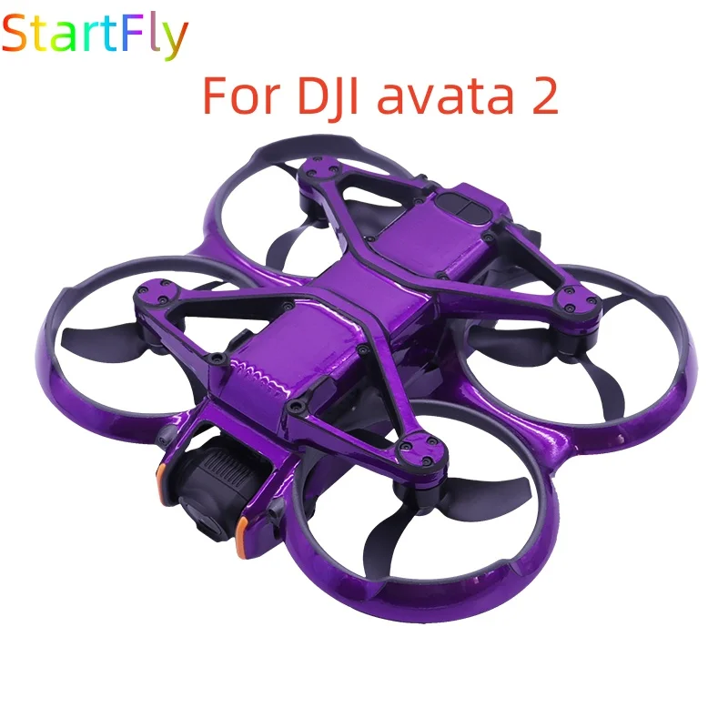 

StartFly DJI Avata 2 Sticker Skin Crossover Machine Sticker Solid Color Fluorescent Film Goggles 3 Glasses Film Accessories