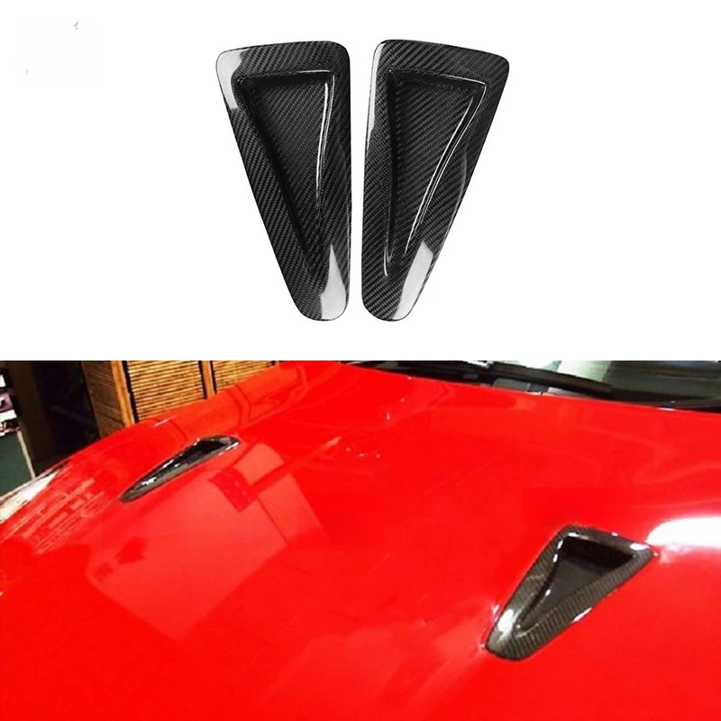 

Suitable for Nissan GTR R35 Carbon Fiber Modification Engine Hood Vent Outlet Car Decoration