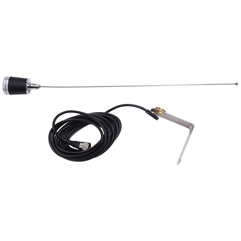 Car NMO Antenna VHF UHF 144/430Mhz Dual Band High Gain Antenna With RG58 Feeder Cable Car Intercom Antenna