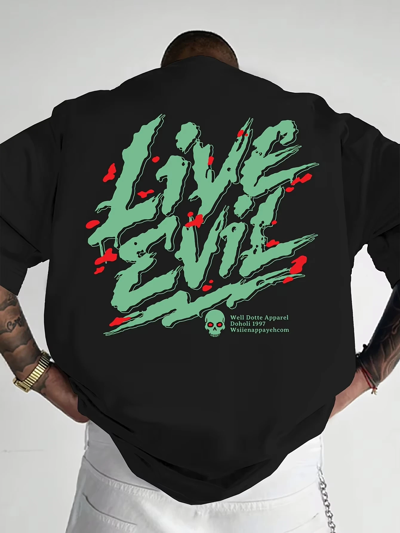 Suitable for Daily Sports and Casual Wear Street Fashion Style Cotton T-shirt Soft Material Men's and Women's Summer T Shirt