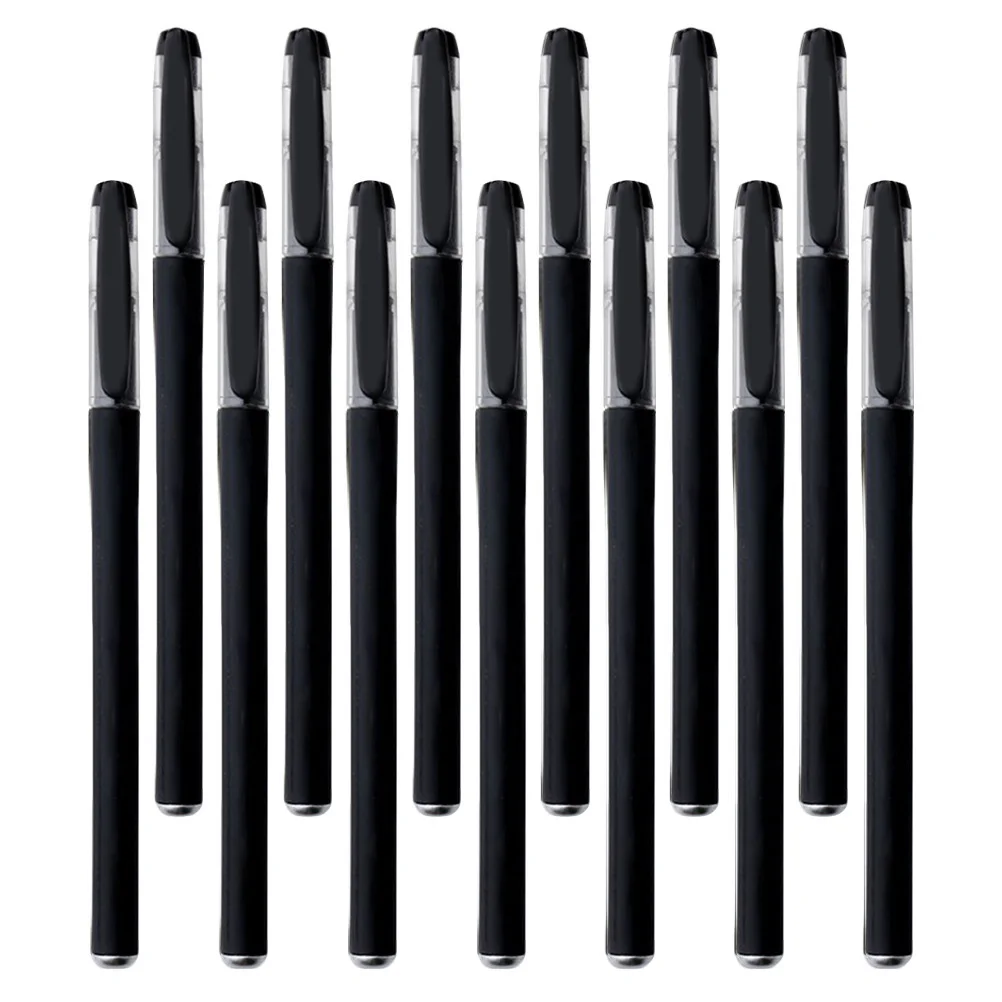 

20 Pcs Black Gel Pens Ink for Journal Office Writing School Ballpoint Fine Thin