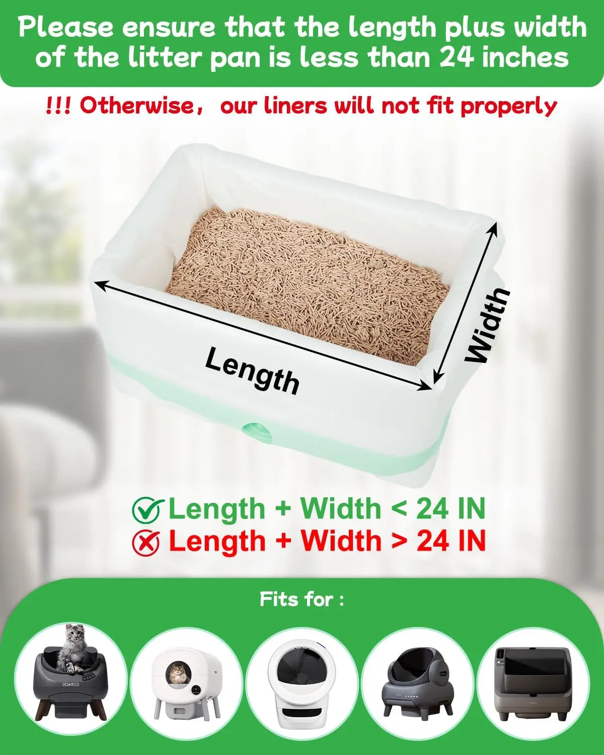 Thumbnail 4 - #58 Latest Cat Litter Box Liners Offers