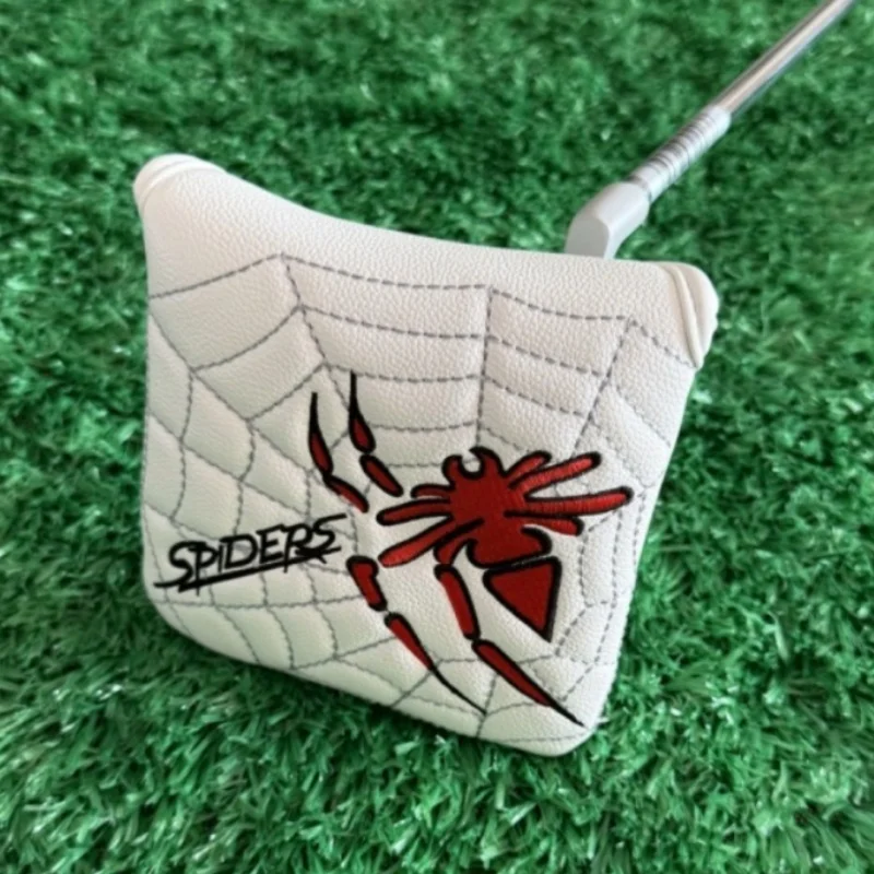 Spider Design Mallet Putter Cover Golf Putter Cover Putter Headcover Magnetic Close Head Cover For Brand Golf Clubs