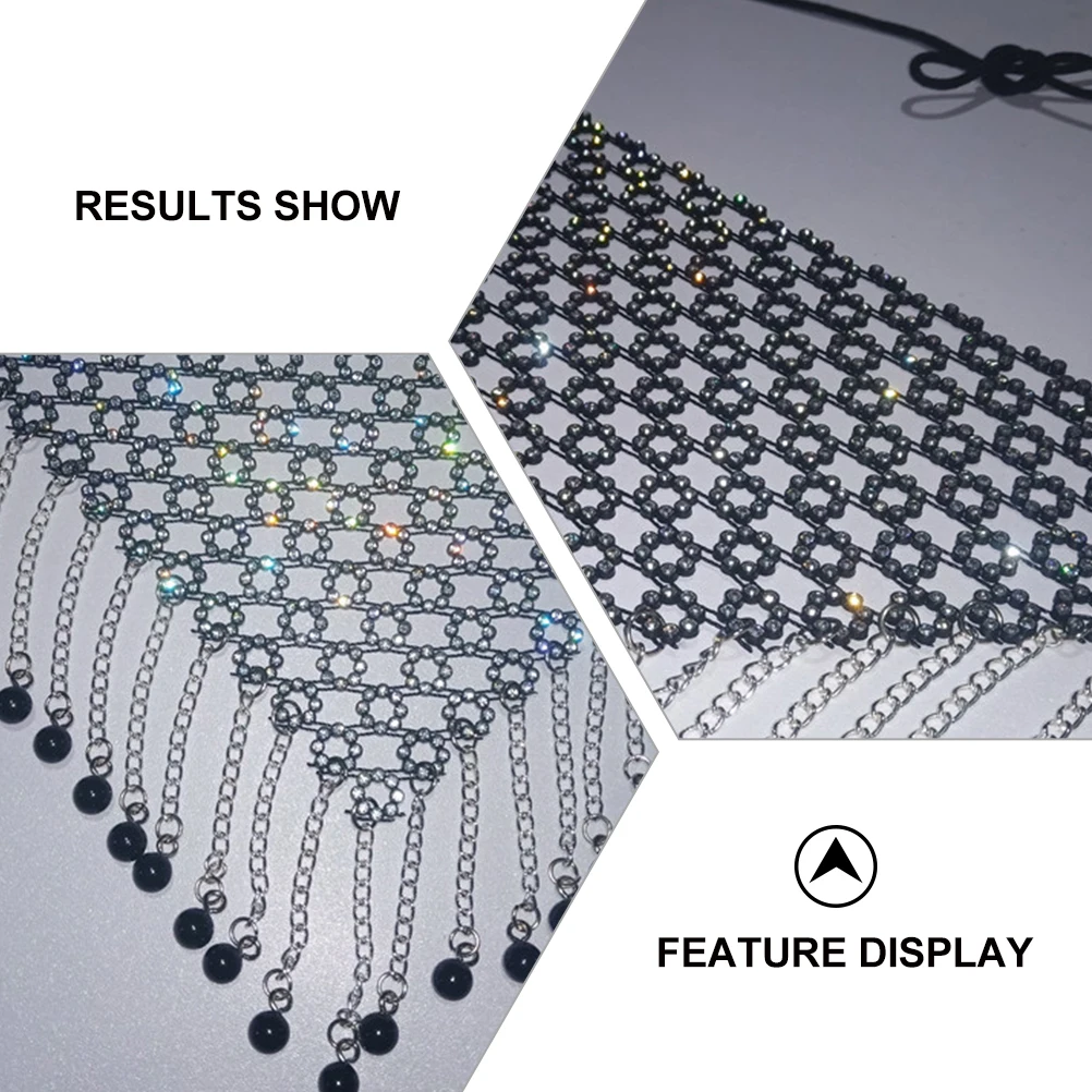 

Masquerade Tassel Mask Rhinestone Face Chain Vintage Gold Chain Elegant Festival Party Nightclub Cosplay Accessory for Women