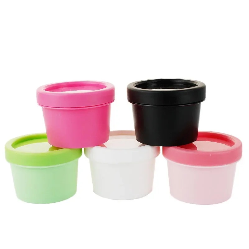 20/30/50 Stuks 50Ml Lege Crème Cosmetische Flessen Cilinder Gezichtscrème Plastic Potten Containers Hervulbare Make-Up Pot Voor Bodycrème