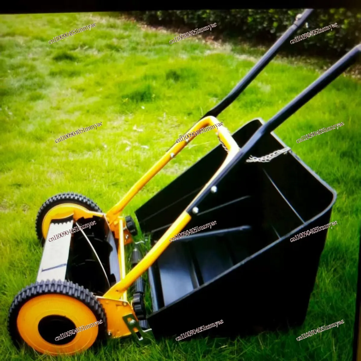 Lawn Mower Hand Push Unpowered Mower Household  Trimming Small Garden Lawn Mower