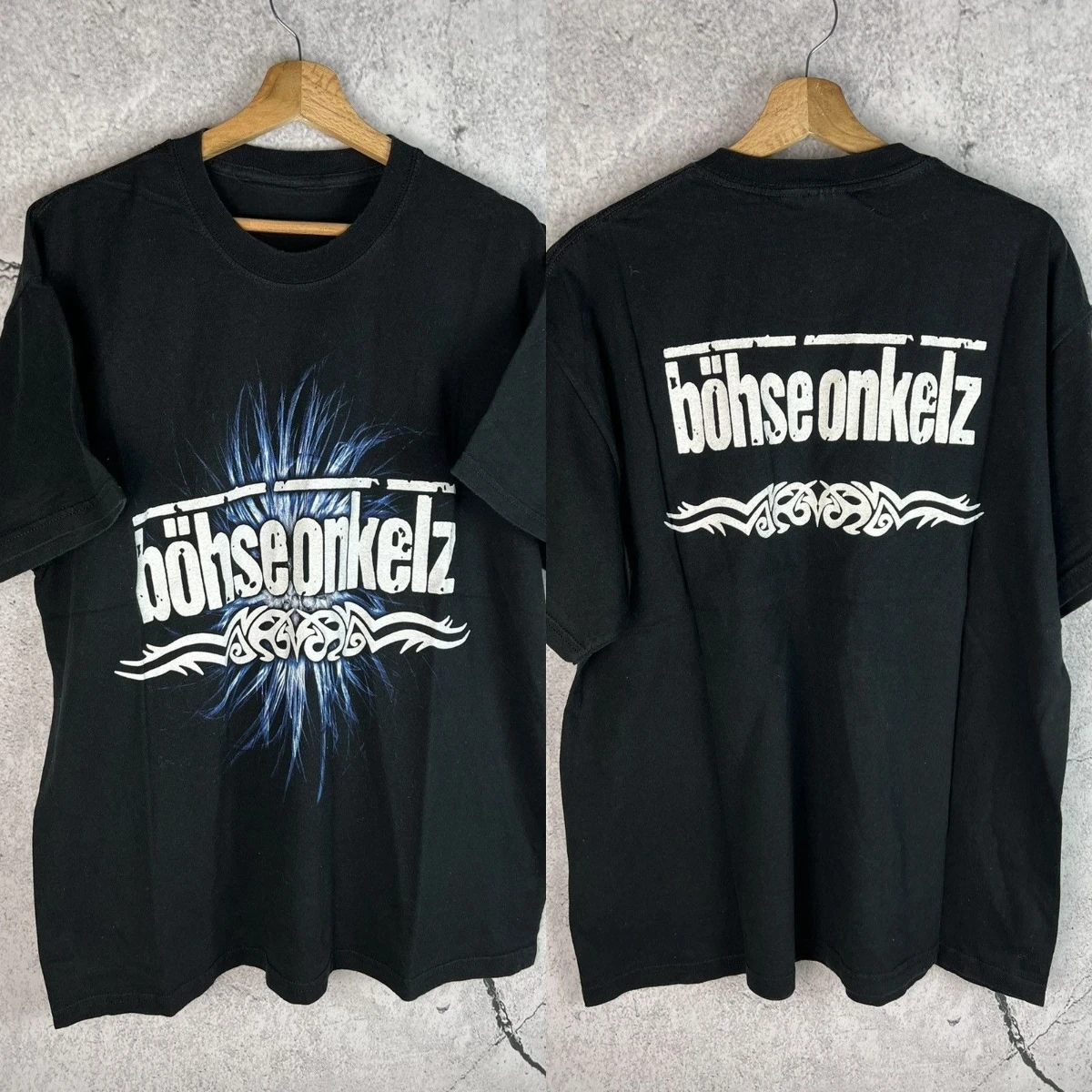 

Retro Böhse Onkelz Vintage 90s Rock Band Tee Concert T-Shirt Size S-4XL Oversized Y2k Loose Streetwear Men’s Women's Casual Tee