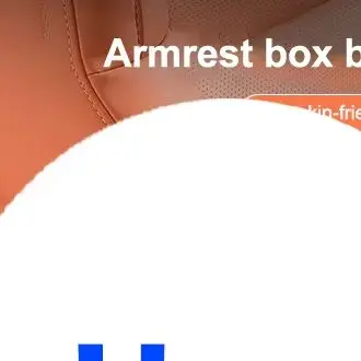 وسادة مسند الذراع لوحدة التحكم المركزية للسيارة، وسادة مسند الذراع السميكة، وسادة تمديد جانبية مع صندوق مناديل