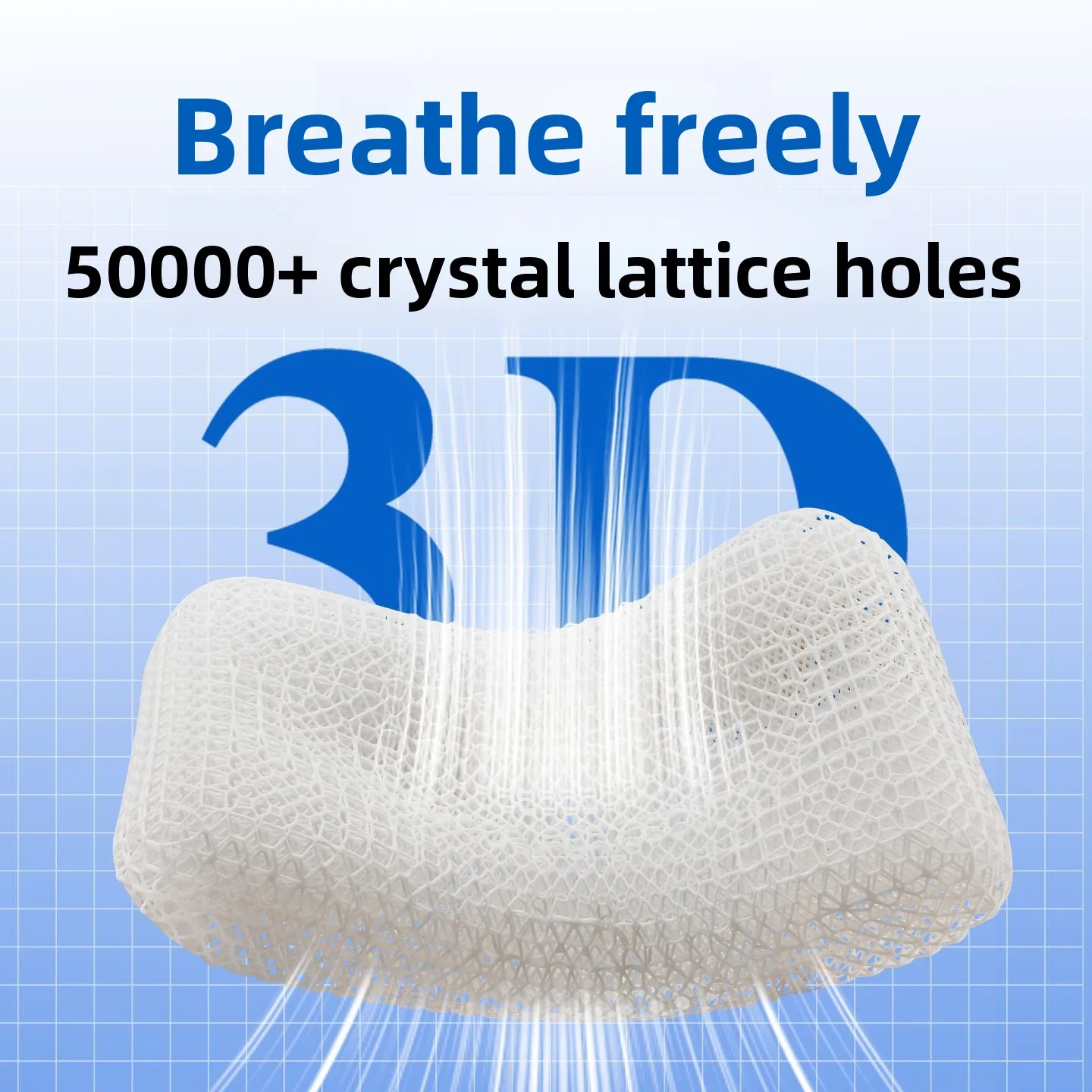 3D printing pillow technology Air pillow Sleeping breathable cervical spine washable sleep decompression pillow core