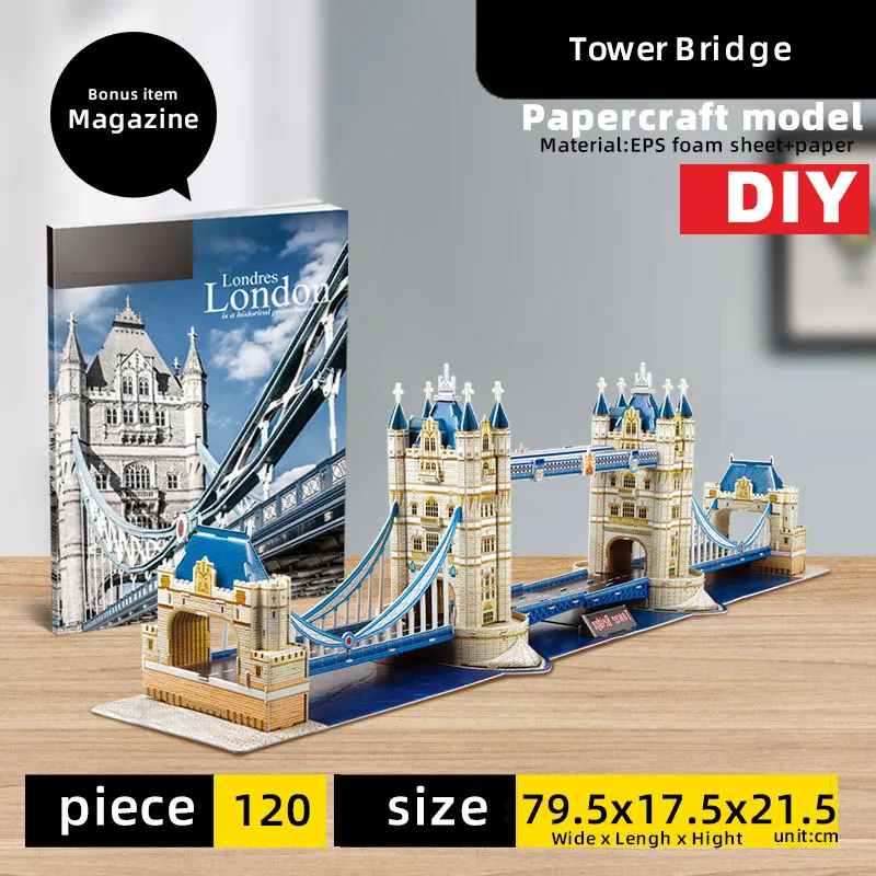 Paper 3D Puzzle Model – World Architecture Collection