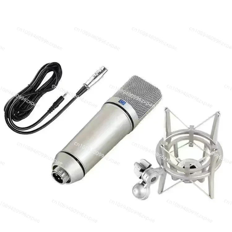 U--87 Professional Large Diaphragm Condenser Microphone Series High-End Recording Studio for Live Streaming and Karaoke