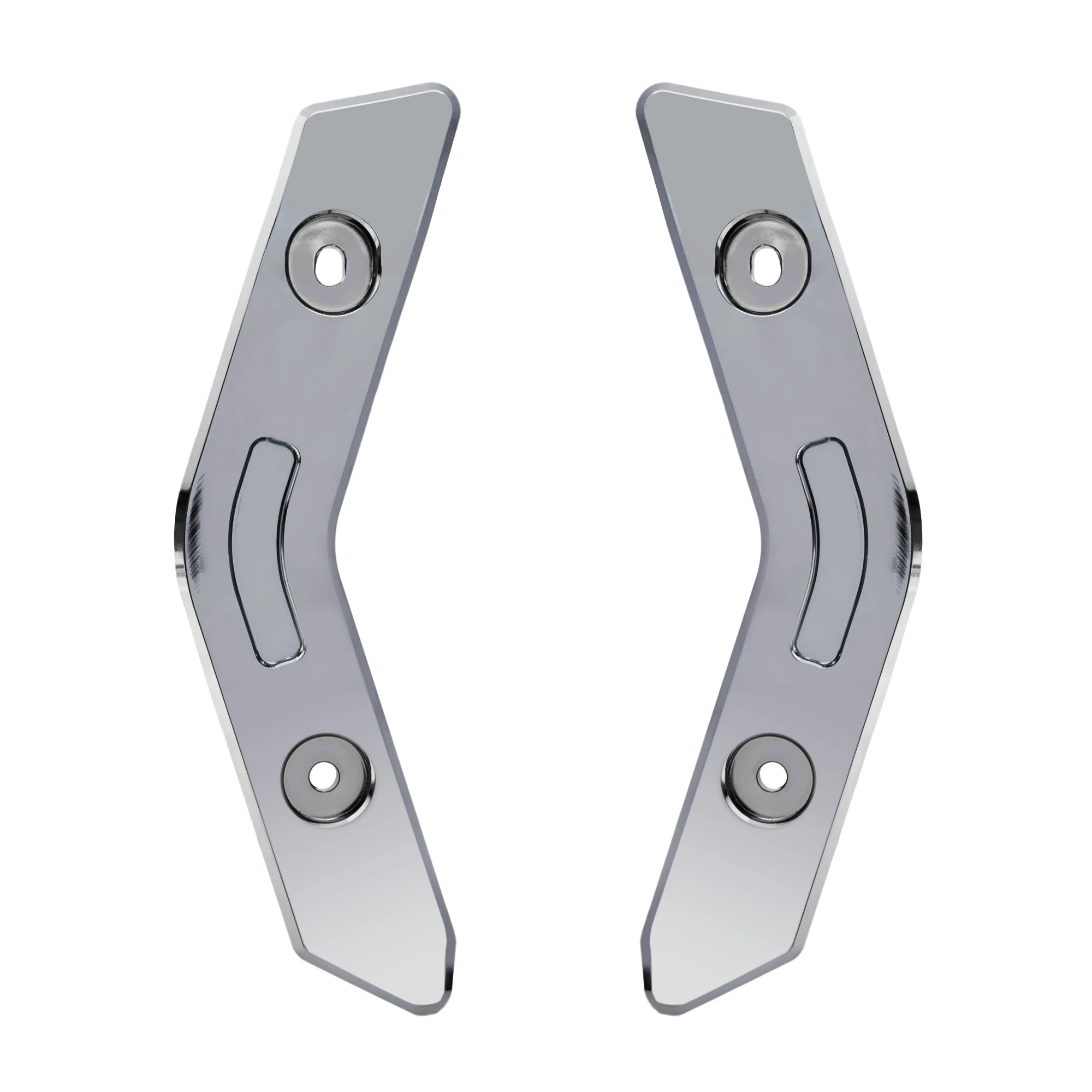 

Chrome Aluminum Windscreen Stabilizer Protector Windshield Molding Decor Trim Kit for Can Am Spyder F3-L/F3-T 2016-2025 Models