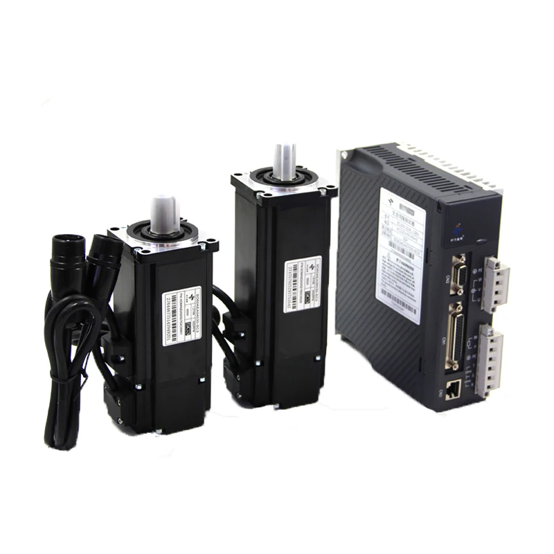 XmsjPrezzo di fabbrica Servomotore AC ad alta precisione con azionamento 750w 1KW Kit 3000RPM 3Nm 3A per fresatrice di controllo CNC