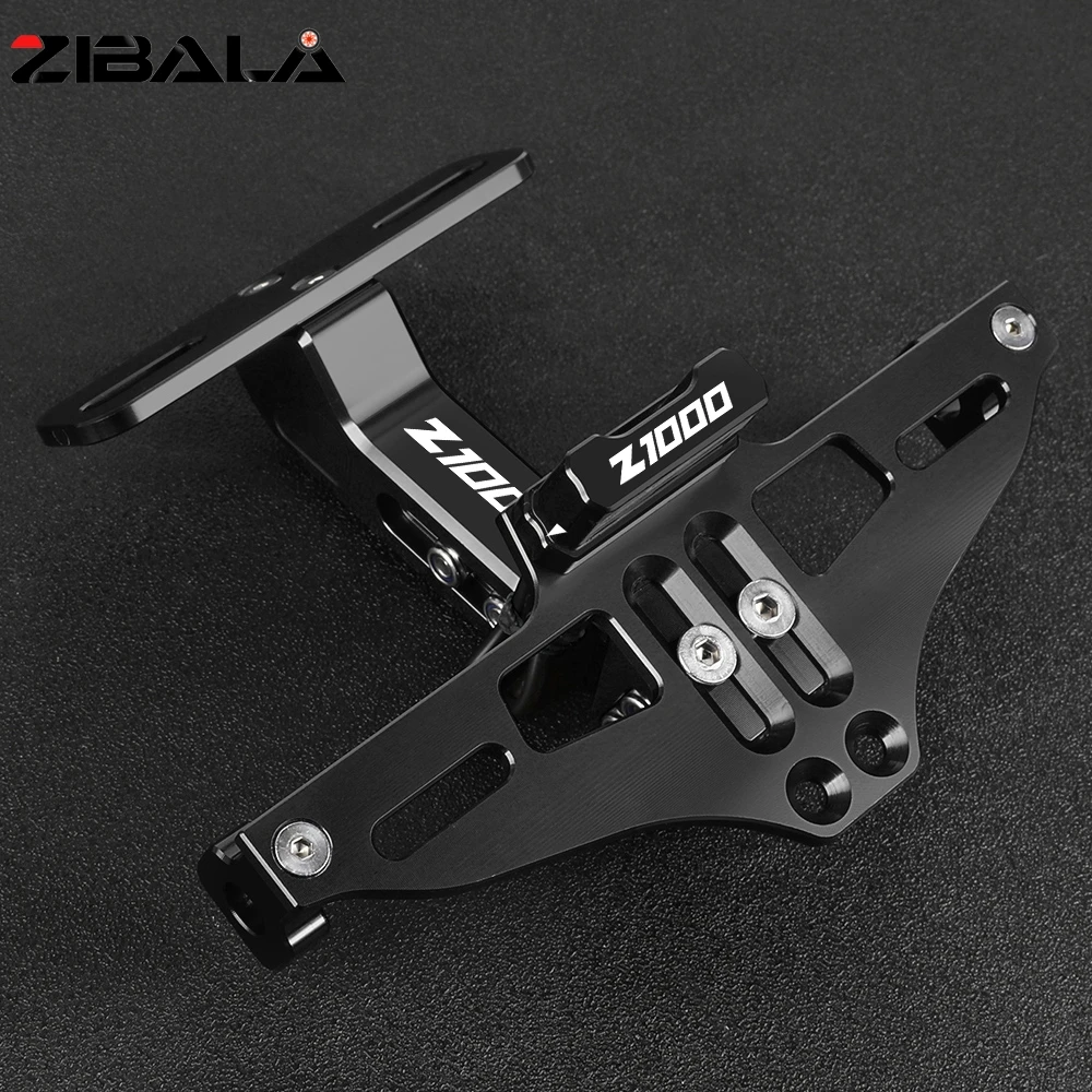 For KAWASAKI NINJA1000 SX Z1000 Z 1000 Motorcycle License Plate Holder Bracket Rear Tail Tidy Fender Eliminator With LED Light