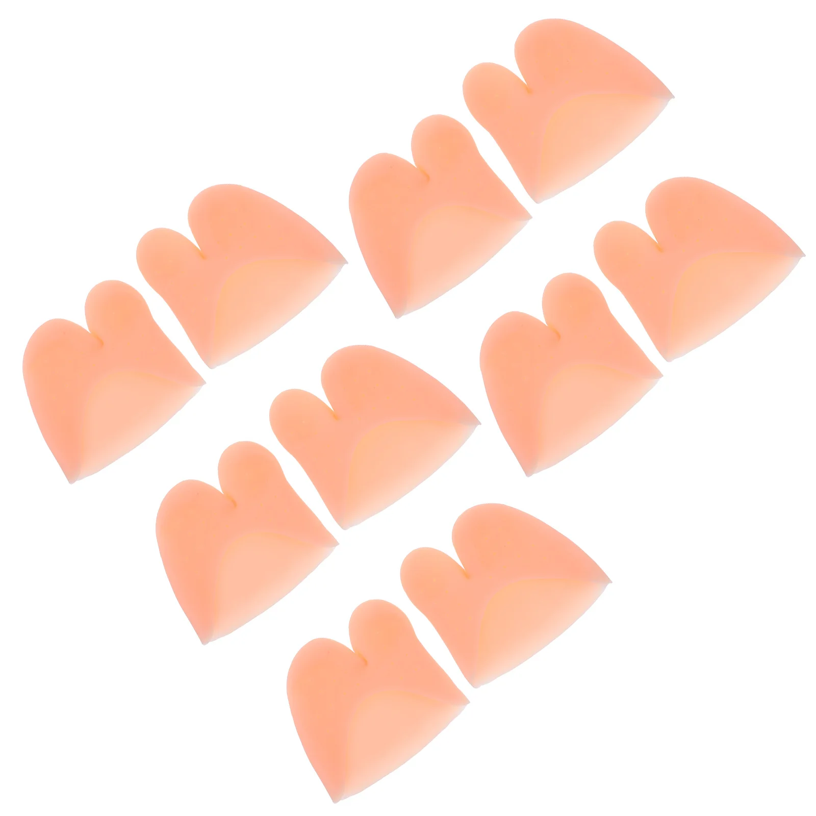 

5 Pairs Ballet Toe Pad Silicone Forefoot Protector Dance Shoe for Pointe Shoes Reducing Pain Impact Distributing